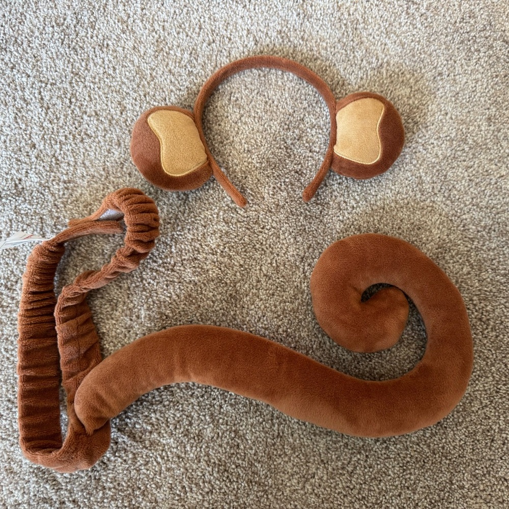 Hanna Andersson Brown Monkey Costume Set